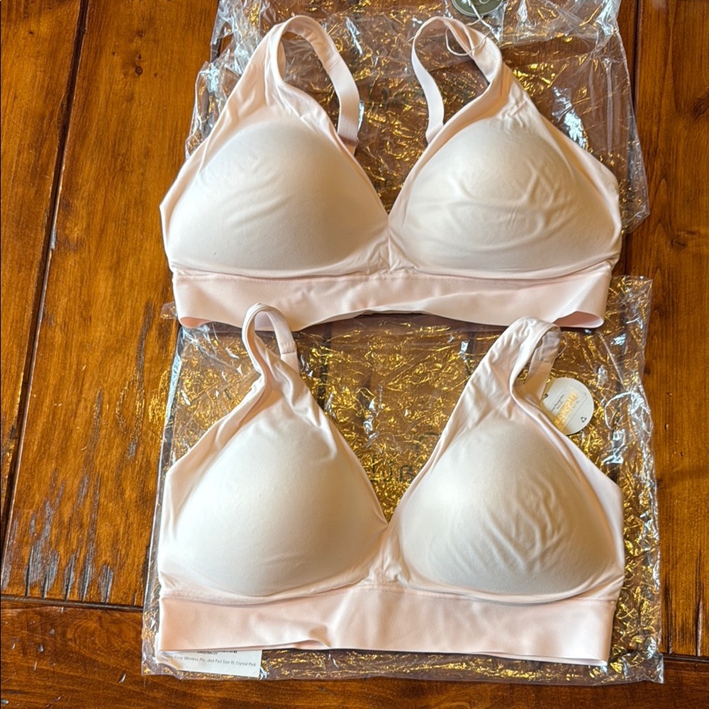 Floatley cozy wireless plunge Bra XL